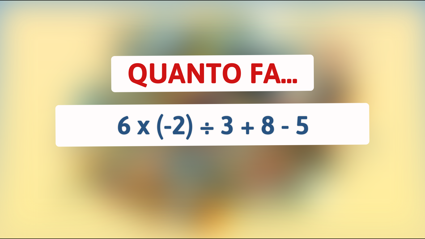 Solo il 1% riesce a risolverlo: dimostra di essere un vero genio con questo rompicapo matematico!"